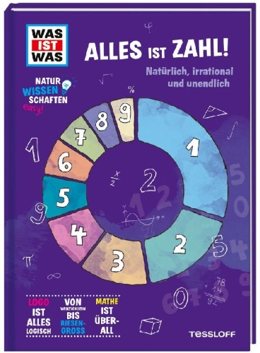 Buchcover und Innenansicht für das Buch: WAS IST WAS Naturwissenschaften easy! Mathe. Alles ist Zahl!