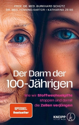 Buchcover und Innenansicht für das Buch: Der Darm der 100-Jährigen