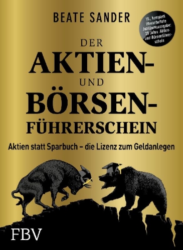 Buchcover und Innenansicht für das Buch: Der Aktien- und Börsenführerschein - Jubiläumsausgabe
