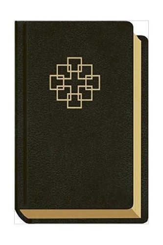 Buchcover und Innenansicht für das Buch: Evangelisches Gesangbuch für Hessen und Nassau. F schwarzes Leder. Geschenkausgabe