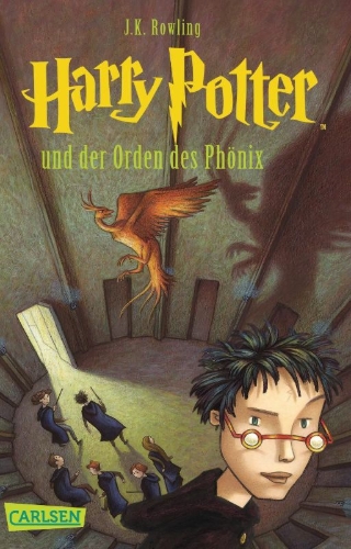 Buchcover und Innenansicht für das Buch: Harry Potter and the Order of the Phoenix