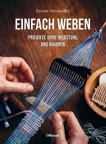 Buchcover und Innenansicht für das Buch: Einfach weben