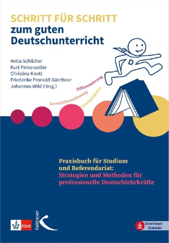Buchcover und Innenansicht für das Buch: Schritt für Schritt zum guten Deutschunterricht