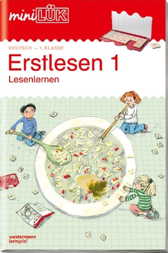 Buchcover und Innenansicht für das Buch: miniLÜK. Erstlesen 1