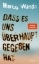 Buchcover und Innenansicht für das Buch: Dass es uns überhaupt gegeben hat