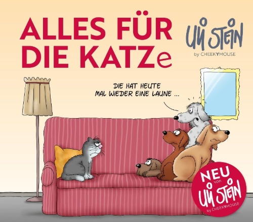 Buchcover und Innenansicht für das Buch: Uli Stein für Tierfreunde: Alles für die Katz(e)