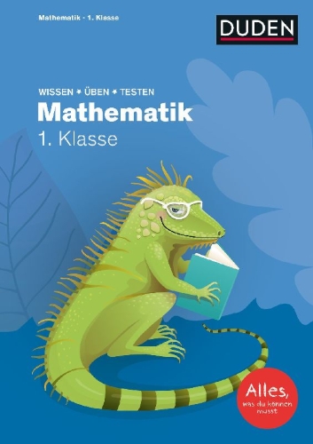 Buchcover und Innenansicht für das Buch: Wissen - Üben - Testen: Mathematik 1. Klasse
