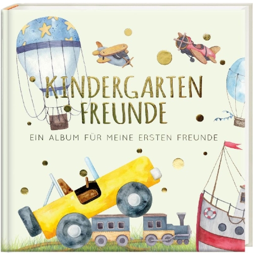 Buchcover und Innenansicht für das Buch: Kindergartenfreunde - FAHRZEUGE