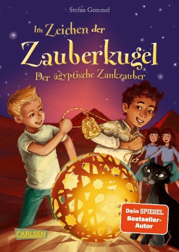 Buchcover und Innenansicht für das Buch: Im Zeichen der Zauberkugel 3: Der ägyptische Zankzauber
