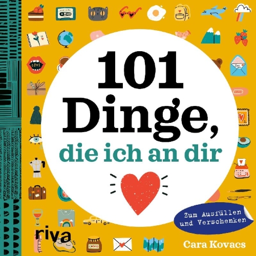 Buchcover und Innenansicht für das Buch: 101 Dinge, die ich an dir liebe