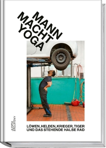 Buchcover und Innenansicht für das Buch: Mann macht Yoga