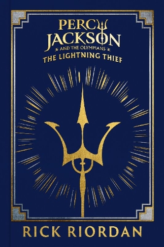 Buchcover und Innenansicht für das Buch: Percy Jackson and the Olympians: The Lightning Thief (Deluxe Collector's Edition)