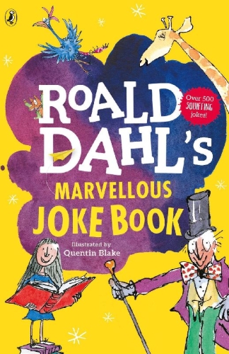 Buchcover und Innenansicht für das Buch: Roald Dahl's Marvellous Joke Book