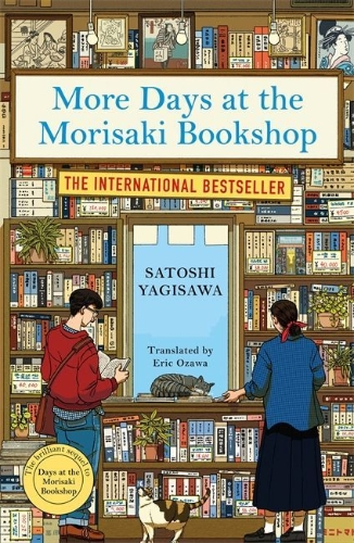 Buchcover und Innenansicht für das Buch: More Days at the Morisaki Bookshop