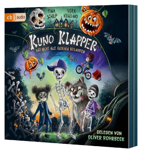 Buchcover und Innenansicht für das Buch: KUNO KLAPPER hat nicht alle Knochen beisammen