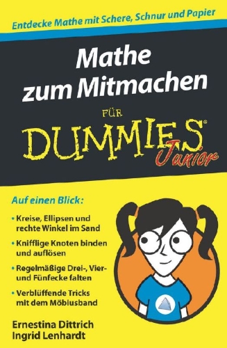 Buchcover und Innenansicht für das Buch: Mathe zum Mitmachen für Dummies Junior