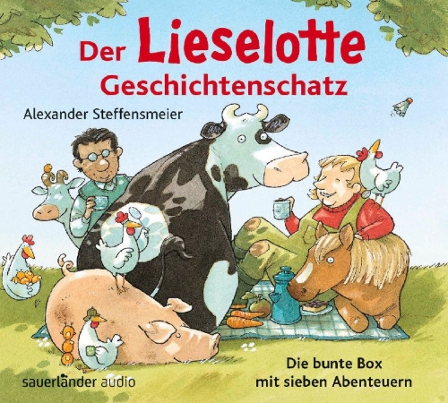Buchcover und Innenansicht für das Buch: Der Lieselotte Geschichtenschatz