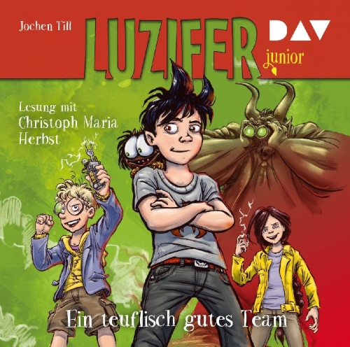 Buchcover und Innenansicht für das Buch: Luzifer junior - Teil 02: Ein teuflisch gutes Team