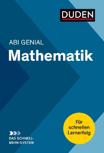 Buchcover und Innenansicht für das Buch: Abi genial Mathematik: Das Schnell-Merk-System