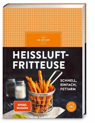 Buchcover und Innenansicht für das Buch: Heißluftfritteuse