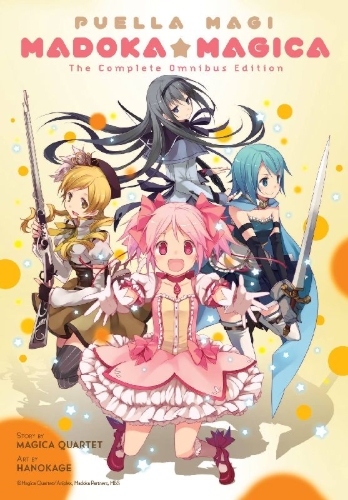 Buchcover und Innenansicht für das Buch: Puella Magi Madoka Magica