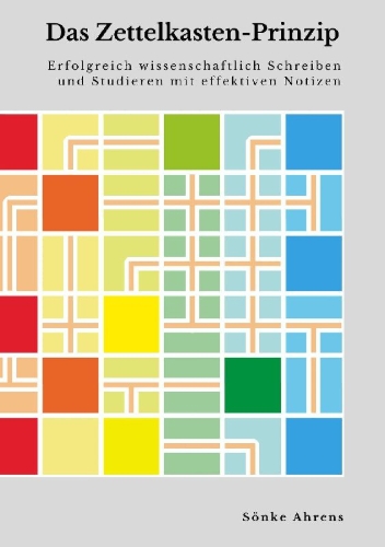 Buchcover und Innenansicht für das Buch: Das Zettelkasten-Prinzip