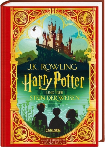 Buchcover und Innenansicht für das Buch: Harry Potter and the Philosopher's Stone