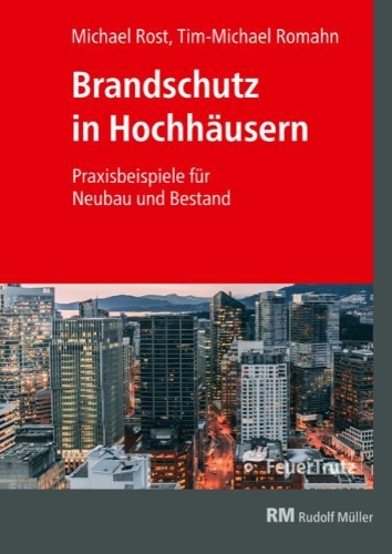 Buchcover und Innenansicht für das Buch: Brandschutz in Hochhäusern