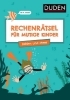 Buchcover und Innenansicht für das Buch: Rechenrätsel für mutige Kinder - Zahlen und Meer - Ab 6 Jahren
