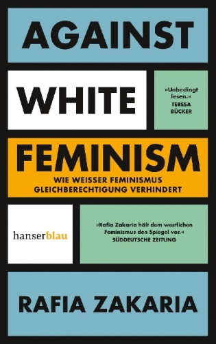 Buchcover und Innenansicht für das Buch: Against White Feminism. Notes on Disruption