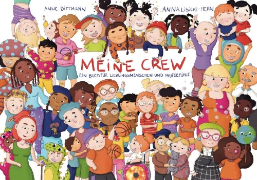 Buchcover und Innenansicht für das Buch: Freundschaftsbuch Meine Crew