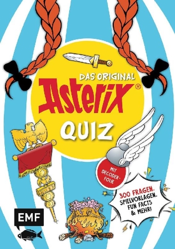 Buchcover und Innenansicht für das Buch: ASTERIX - Das offizielle Quiz