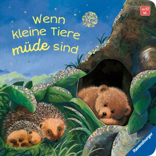 Buchcover und Innenansicht für das Buch: Wenn kleine Tiere müde sind