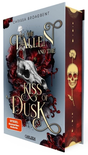 Buchcover und Innenansicht für das Buch: The Fallen and the Kiss of Dusk