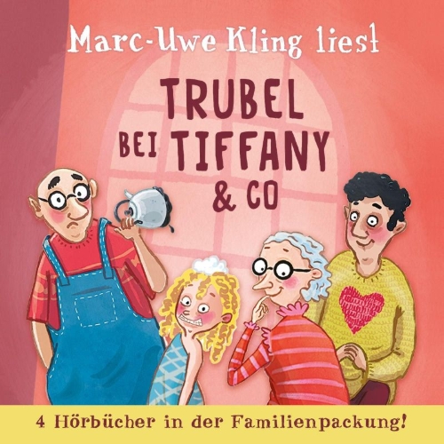 Buchcover und Innenansicht für das Buch: Trubel bei Tiffany & Co