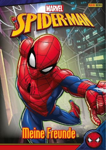 Buchcover und Innenansicht für das Buch: Marvel Spider-Man Freundebuch