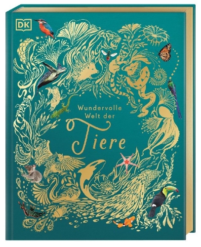 Buchcover und Innenansicht für das Buch: Wundervolle Welt der Tiere