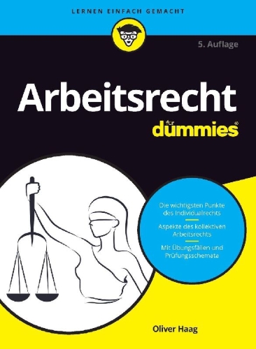 Buchcover und Innenansicht für das Buch: Arbeitsrecht für Dummies