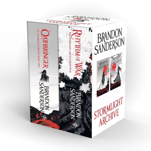 Buchcover und Innenansicht für das Buch: The Stormlight Archive Boxed Set Part Two