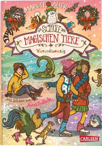 Buchcover und Innenansicht für das Buch: Die Schule der magischen Tiere 15: Vierundzwanzig