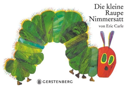 Buchcover und Innenansicht für das Buch: Die kleine Raupe Nimmersatt