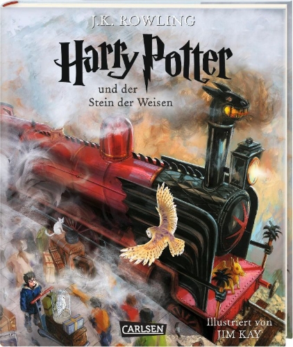 Buchcover und Innenansicht für das Buch: Harry Potter and the Philosopher's Stone