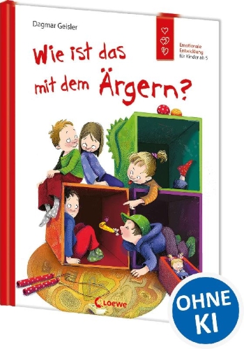 Buchcover und Innenansicht für das Buch: Wie ist das mit dem Ärgern?