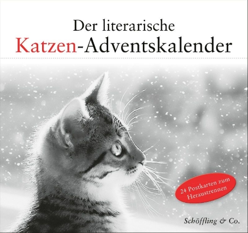 Buchcover und Innenansicht für das Buch: Der literarische Katzen-Adventskalender