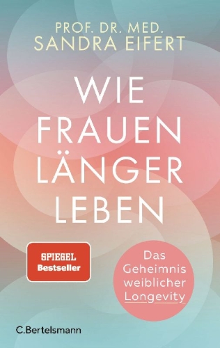 Buchcover und Innenansicht für das Buch: Wie Frauen länger leben