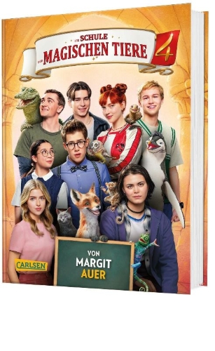 Buchcover und Innenansicht für das Buch: Die Schule der magischen Tiere: Das Buch zum Film 4