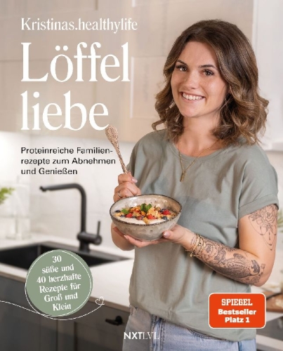 Buchcover und Innenansicht für das Buch: Löffelliebe