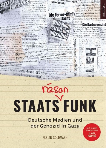 Buchcover und Innenansicht für das Buch: Staatsräsonfunk