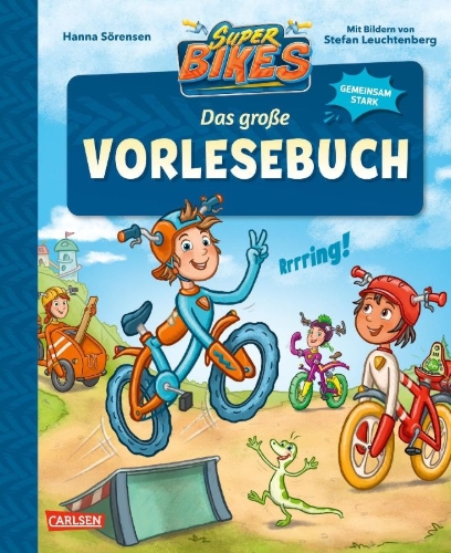 Buchcover und Innenansicht für das Buch: SUPERBIKES Das große Vorlesebuch