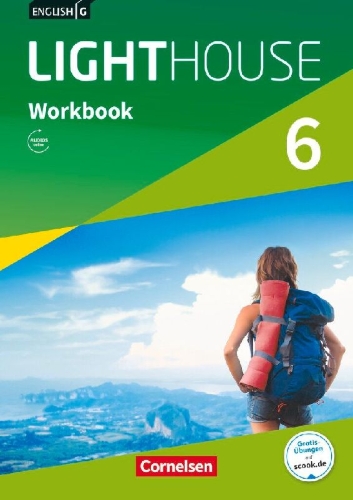Buchcover und Innenansicht für das Buch: English G LIGHTHOUSE Band 6: 10. Schuljahr - Allgemeine Ausgabe - Workbook mit Audios online
